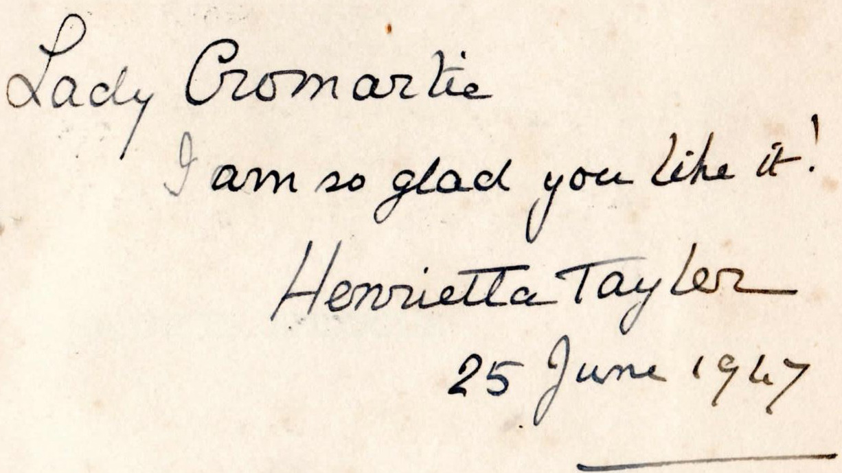 Hetty to Lady Cromartie